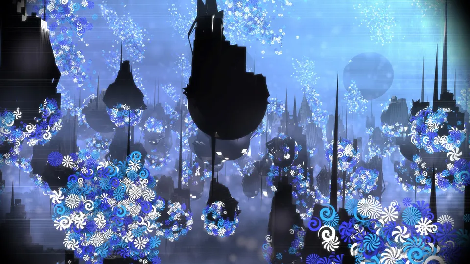 Screenshot of the last part of the Aquaverse PC Demo