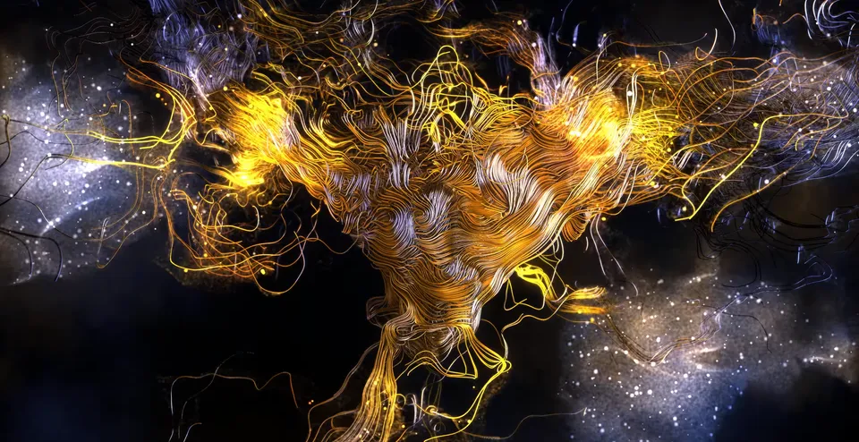 Screenshot of the Serpentin de Moire PC Demo