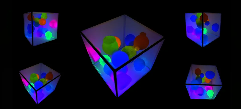 Screenshot of the Voxelarium PC Demo